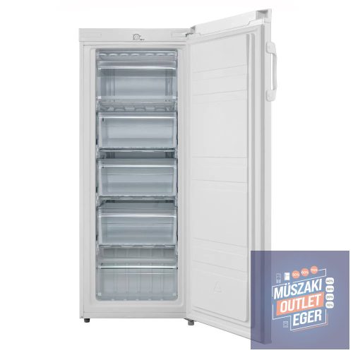 Starcrest SUF-160WH Fagyasztó, 160L, E Energiaosztály, 142cm magas, 183 kWh/év, Állítható termosztát, Fagyasztórekeszek száma 5, Fehér