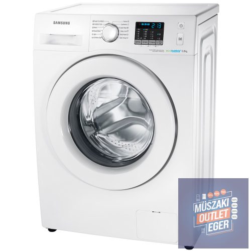 Samsung WF60F4EFW0W Elöltöltős Mosógép, C Energiaosztály, Mosókapacitás 6 kg, 1000 ford./perc, 	60 cm x 85 cm x 40 cm, EcoBubble