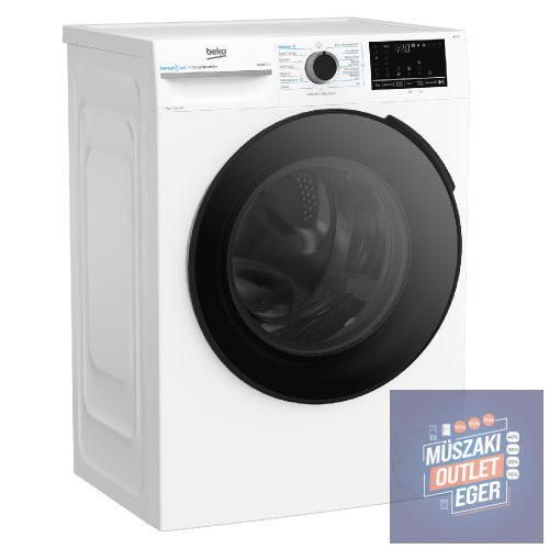 Beko BM3WFU4741A Elöltöltős Mosógép, Mag: 84,5 cm Szél: 60 cm Mély: 49,6 cm, 1400 ford. /perc, A Energiaosztály, Digitális kijelző, Mosási kapacitás: 7 kg