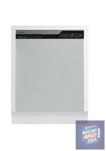 Grundig GNUP4620XC Mosogatógép, 16 Terítékes, Szél: 59,8cm, Mag: 81,8cm, Mély: 55cm, Inox, B Energiaosztály, Eco program
