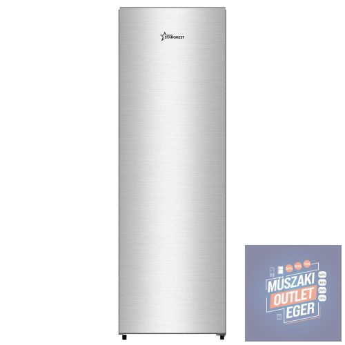 Starcrest SUF-213NF-IX NoFrost Fagyasztó , 213 L, E osztály, 6 rekesz, Digitális termosztát, Megfordítható ajtók, Magasság 170,7 cm, Inox