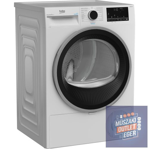 Beko B5T68219 Hőszivattyús szárítógép, B Energiaosztály(2021), Szárítási kapacitás: 8 kg., 84,6 x 59,8 x 60,5 cm, 15 program, AquaWave