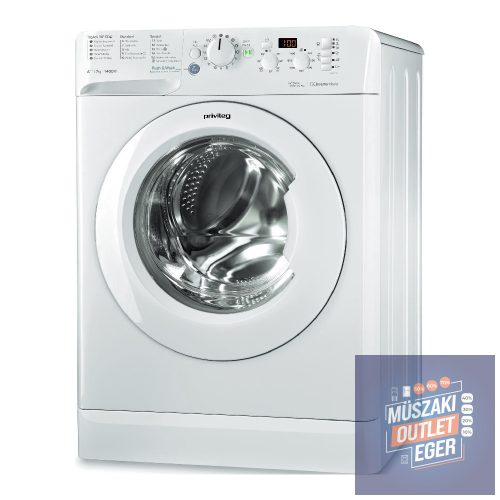 Privileg PWFV X 753 A Elöltöltős mosógép, 7 kg ruhatöltet, B Energiaosztály, 1400 ford/perc, LED kijelző, 230 V,  Mag: 84,5 cm, Szél: 59,5 cm, Mély: 63 cm