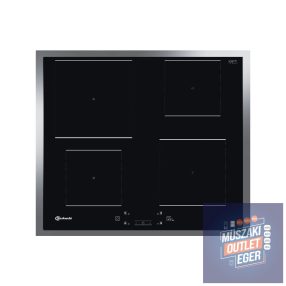   Bauknecht BQ2760S Főzőlap, Üvegkerámia főzőfelület, 4 indukciós főzőzóna, Eco Booster, Gyorsforralás, Szél: 57,7 cm, Mély: 50,7 cm, Mag: 5,4 cm, Gyerekzár