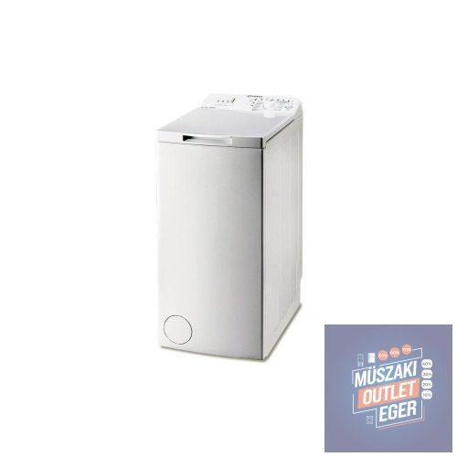 Indesit BTW A51052 felültöltős mosógép, 5 kg, 1000-es centrifuga, A++ energiaosztály, 40 cm × 90 cm × 60 cm