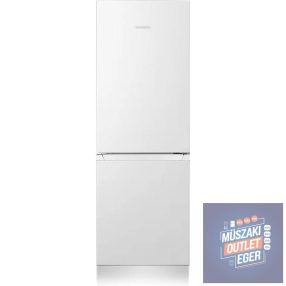 Heinrich's HKS 3091.1 IX kombinált hűtőszekrény, Inox, 143 cm magas, D energiaosztály, 156 kWh/annum, 122 L hűtő, 53 L fagyasztó, 39 db