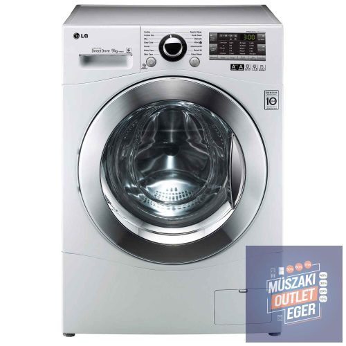 LG F14A8FDSA elöltöltős mosógép, 9 kg ruhatöltet, Direct Drive hajtás, Steam – gőzmosás, 1400 ford./perc centrifuga fordulat, A+++ energiaosztály