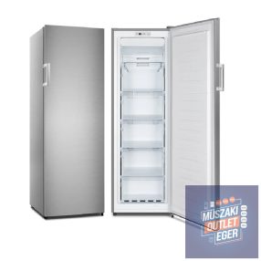   Geratek YUKON GS2020W Fagyasztószekrény, NoFrost, E Energiaosztály, 194 liter Kapacitás, 169,10 x 55,90 x 61,40 cm, Inox, 5 Fiók