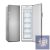 Geratek YUKON GS2020W Fagyasztószekrény, NoFrost, E Energiaosztály, 194 liter Kapacitás, 169,10 x 55,90 x 61,40 cm, Inox, 5 Fiók