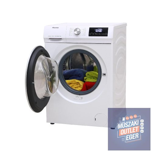 Hisense WFQA8014EVJM Elöltöltős Mosógép, A Energiaosztály, 8Kg Mosási Kapacitás, 1400fordulat/perc,  60 cm × 85 cm × 54 cm