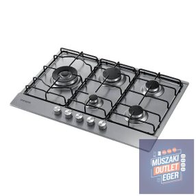   Samsung NA75M3130AS Beépíthető Gáz Főzőlap, Wok, Inox, Szélesség 75 cm x Magasság 10 cm x Mélység 51 cm, 5 Rózsás
