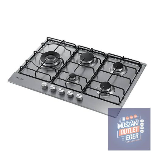 Samsung NA75M3130AS Beépíthető Gáz Főzőlap, Wok, Inox, Szélesség 75 cm x Magasság 10 cm x Mélység 51 cm, 5 Rózsás