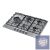 Samsung NA75M3130AS Beépíthető Gáz Főzőlap, Wok, Inox, Szélesség 75 cm x Magasság 10 cm x Mélység 51 cm, 5 Rózsás
