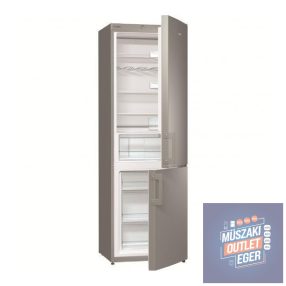   Gorenje RK6191AX Kombinált hűtőszekrény, Hűtőtér: 225 l, Fagyasztótér: 96 l, 60 x 185 x 64 cm, 308 kWh/év, Energiaosztály: A+, LED világítás, FrostLess