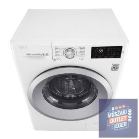   LG F2J5WN4W Elöltöltős mosógép, 6.5kg, DirectDrive, 1200 ford/perc, A+++ energiaosztály, 60 cm x 85 cm x 45 cm, Smart Diagnosis