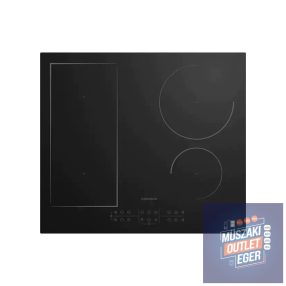   Grundig GIEI 624471 ME Indukciós főzőlap, 59 cm × 52 cm, Főzőzónák száma: 4 db (ebből 1 Flexi zóna), Teljesítmény:  7200 W, Főzőfokozatok: 9 szint zónánként, Súly: 9,8 kg, FlexiZone: két zóna összekapcsolható, Booster (gyorsfűtés)